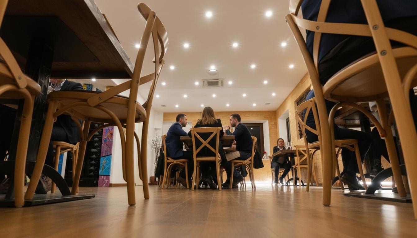 Sala ristorante affollata